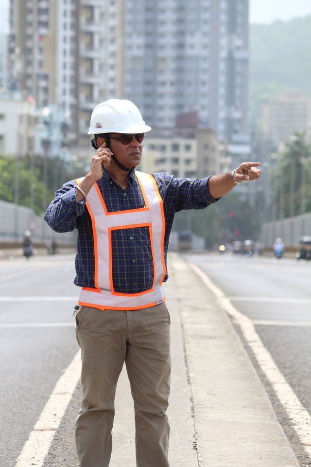 Safety Jacket Cross Belt Harness Pattern Orange RPV002