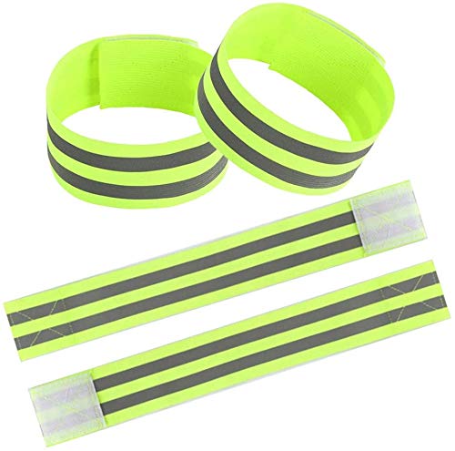 Reflective Arm Bands Green