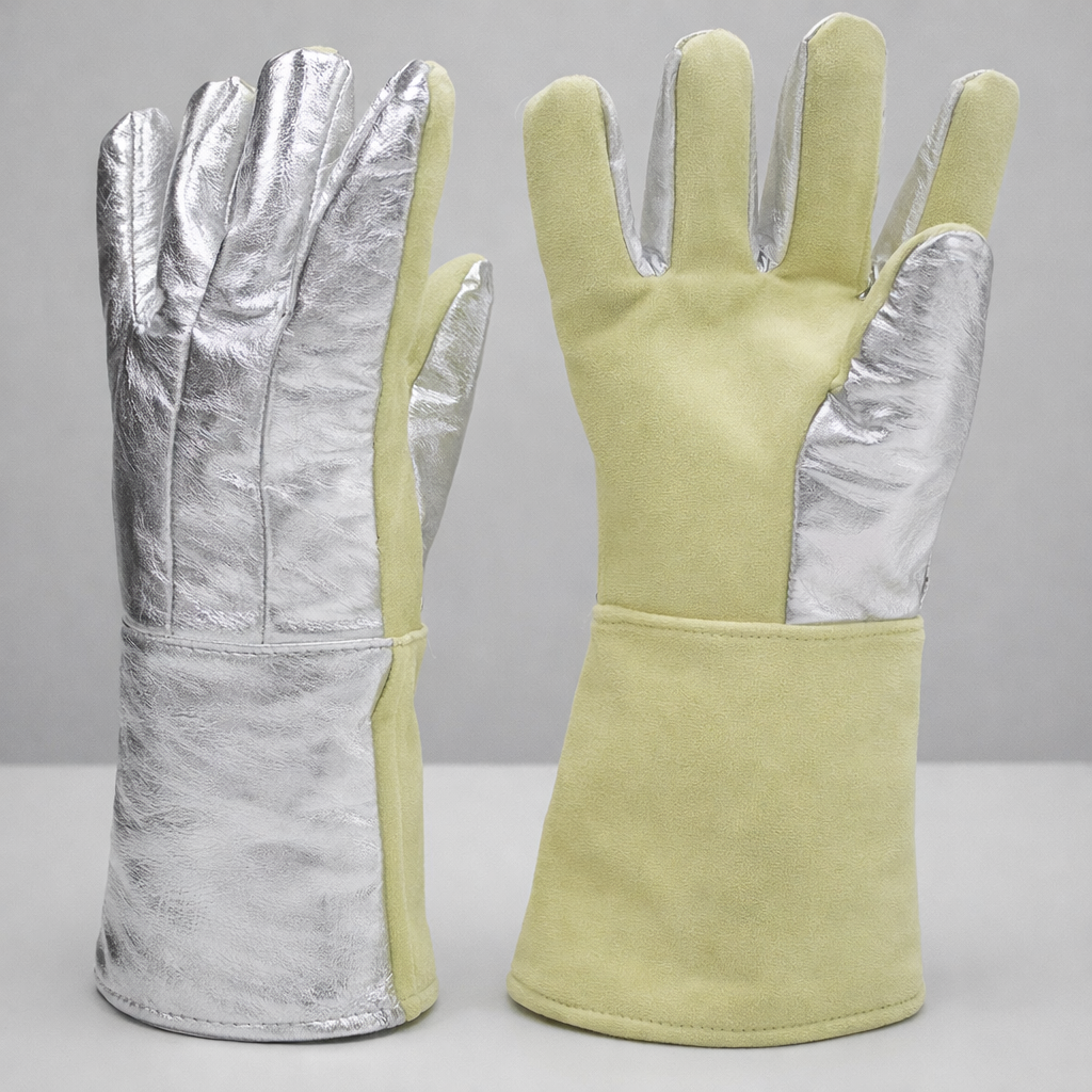 KTI15016004AKHG — Aluminized Kevlar hand gloves