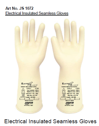 KTI15016004JS72 — Electrical Insulated Seamless Gloves