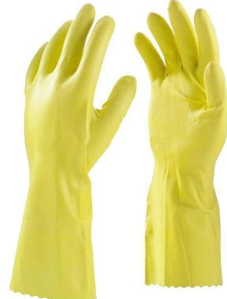 KTI PVC Hand Gloves Yellow