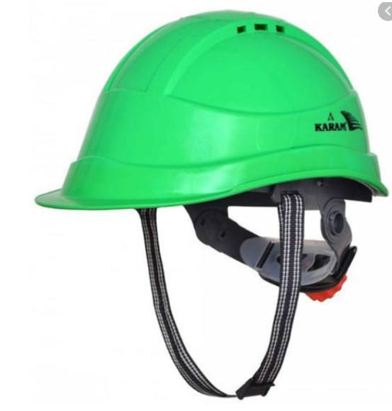 Safety Helmet Ventra Make Karam Model  PN542 Green