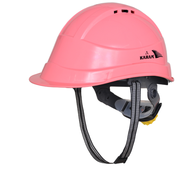 Safety Helmet Ventra Make Karam Model  PN542 Red