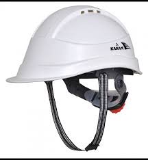 Safety Helmet Ventra Make Karam Model  PN542 White