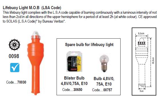 Lifebuoy Light 70030 Lalizas