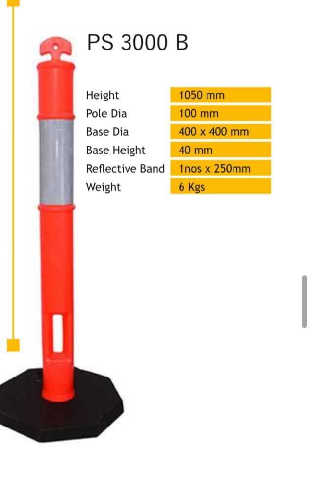 Plastic Bollard PS .3000B