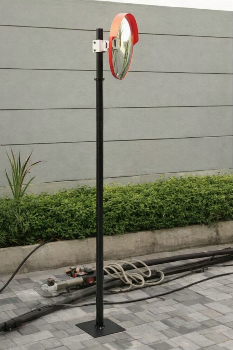 Convex Mirror Installation Pole