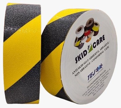 KTI1601700NAASS — Self Abrasive Yellow, Black Anti Skid tape