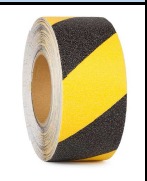 Non Abrasive Yellow, Black Anti Skid tape