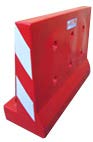 Road Barrier L Type New Jersey Barrier Red