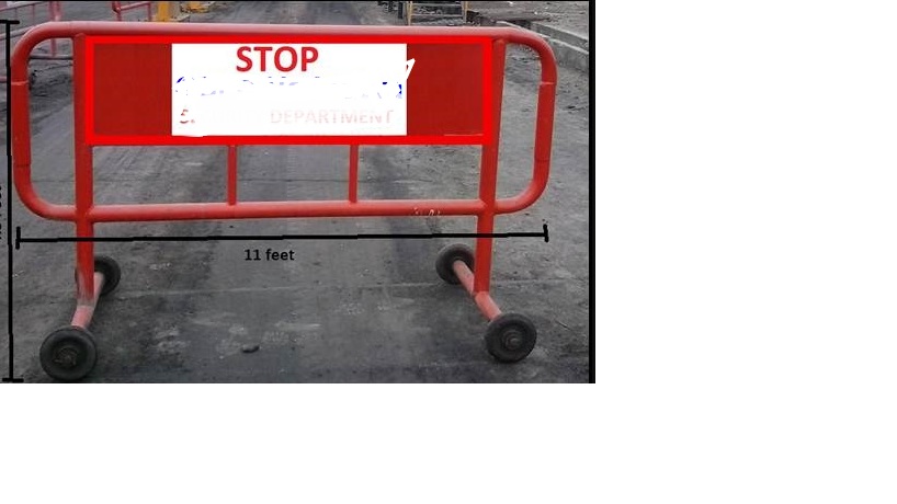 Movable Metal Barrier