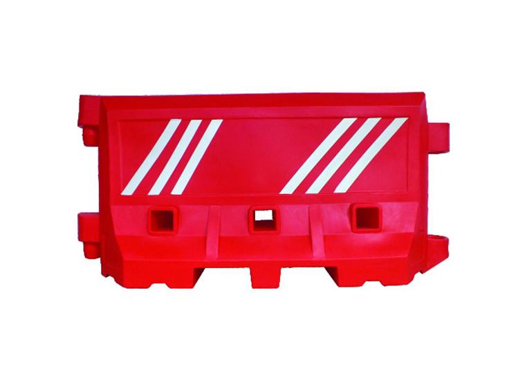 Water Filled Road Barrier 2100x600x840 MM Nilkamal RED