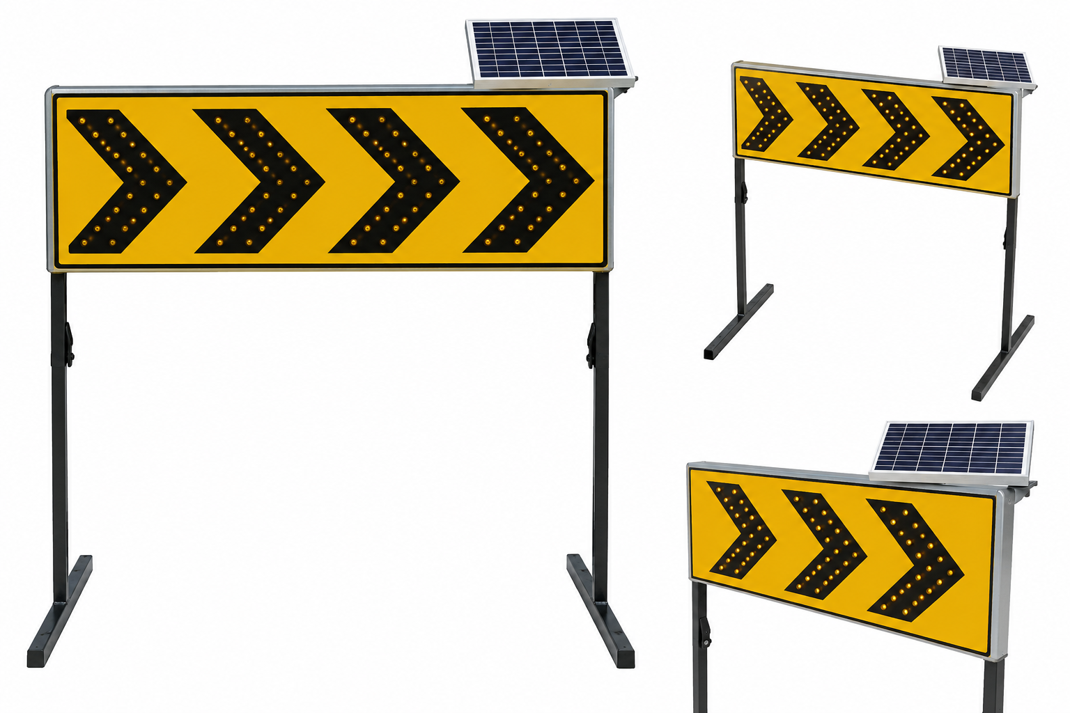 KTI16018003SC10 — Solar Chevron L 1200 MM X W400 MM with Stand