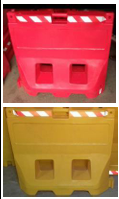 KTI16018003WP1M — Water Filled Road Barrier 1060 L X 855H X 350W MM