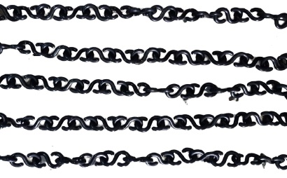 Safety Chain Plastic 7 MM Black