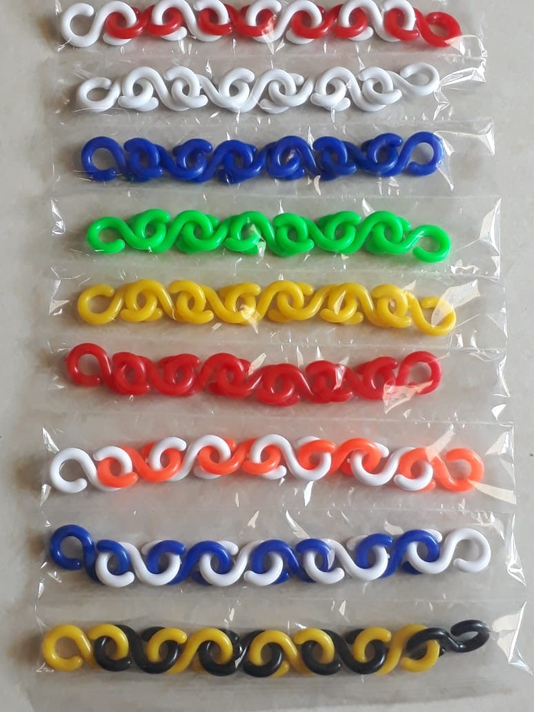 KTI Safety Chain Plastic 7 MM Blue