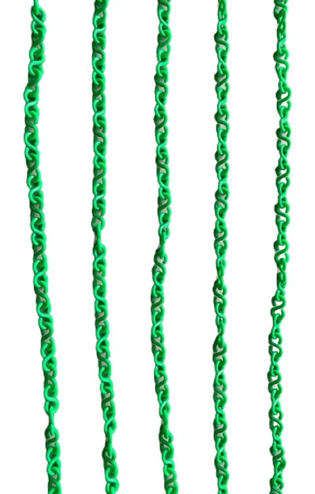 KTI Safety Chain Plastic 7 MM Green