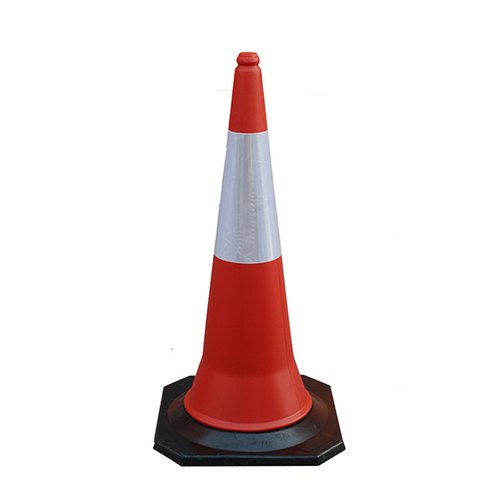 Safety Cone Rubber Base 1000mm