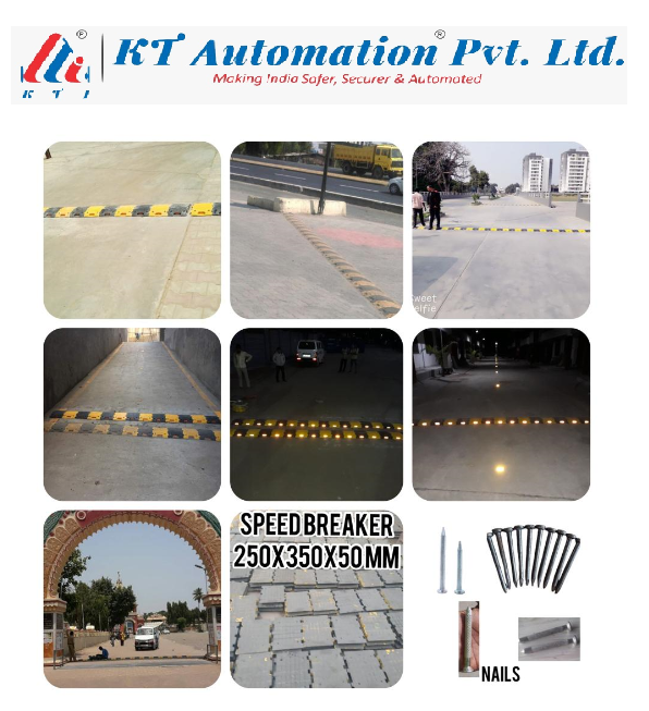 KTI Plastic Speed Breaker L 250 X W 350 X H 50 mm
