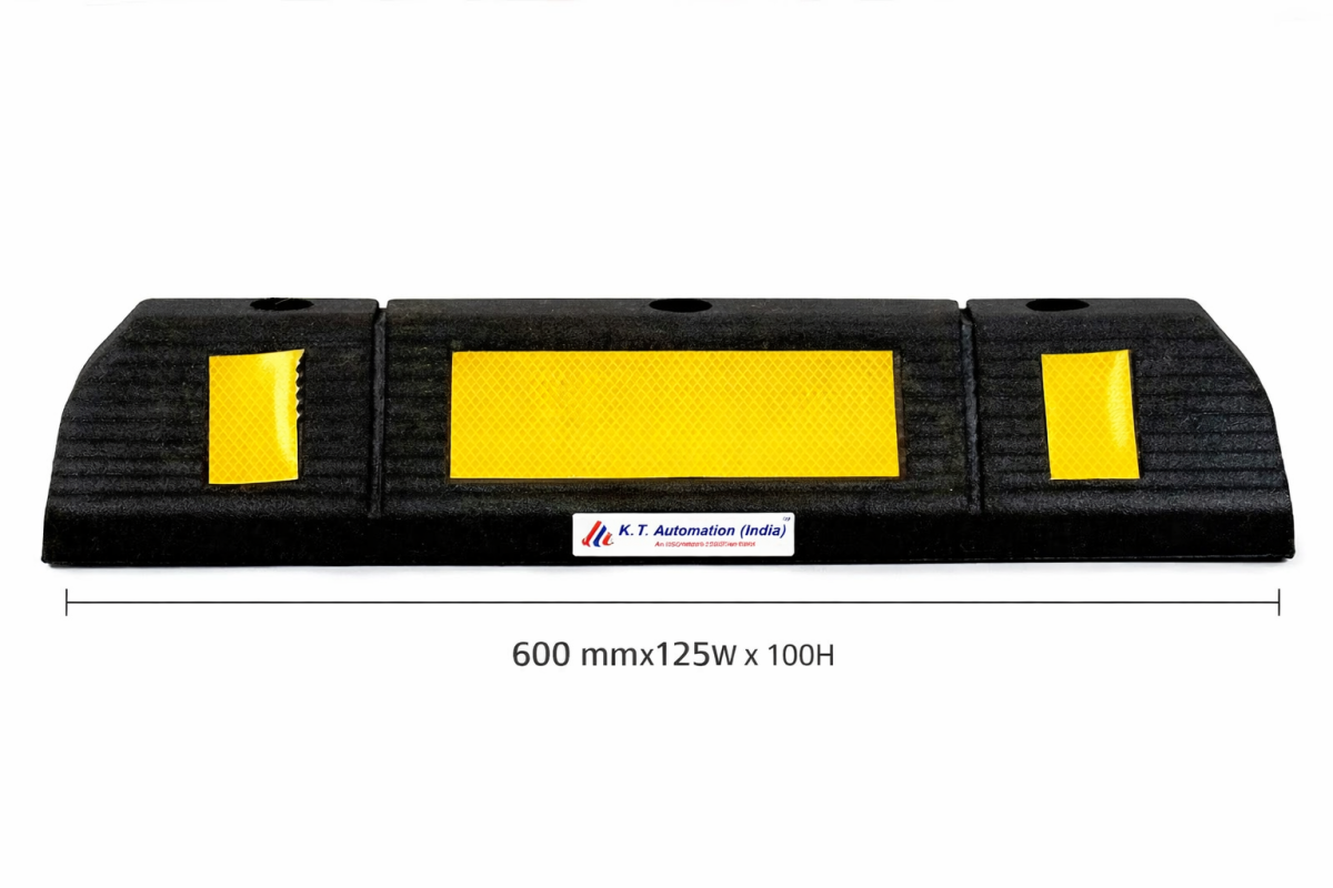 KTI Rubber Wheel Stopper 600L x 125W x 100H