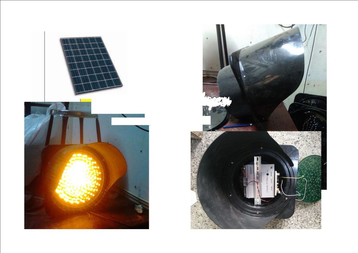 Solar Blinker Dual Power without pole