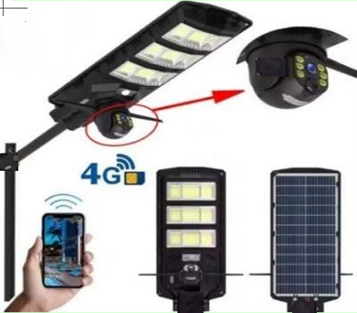 All in One Solar Street Light Single Camera Mode 100Watt