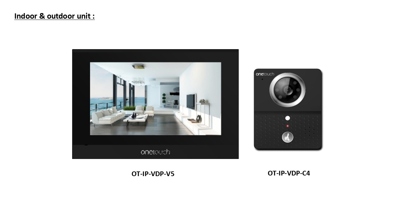 IP VDP One touch Villa Model